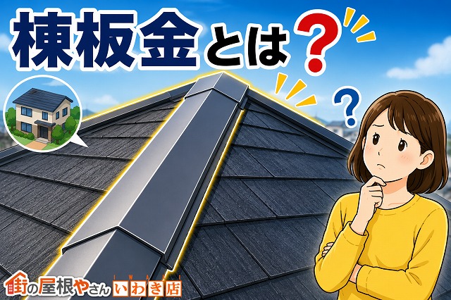棟板金とは？　イラスト