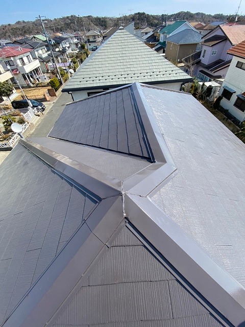 塗装後の屋根の既存の状態