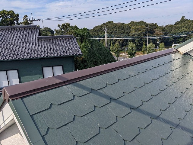 須賀川市で棟板金と貫板の交換を行ったお客様より、工事後のご感想を頂きました！