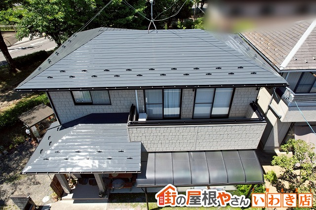 福島県いわき市　屋根塗装を行い綺麗で耐久性の高い屋根に