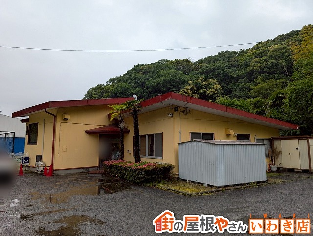 福島県いわき市　塗装が剥がれ色あせてきてしまった外壁