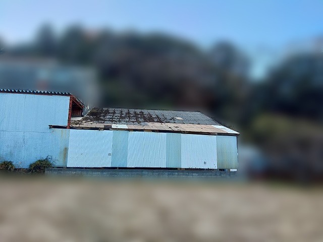 工場波板屋根が劣化して雨漏りしやすい状態